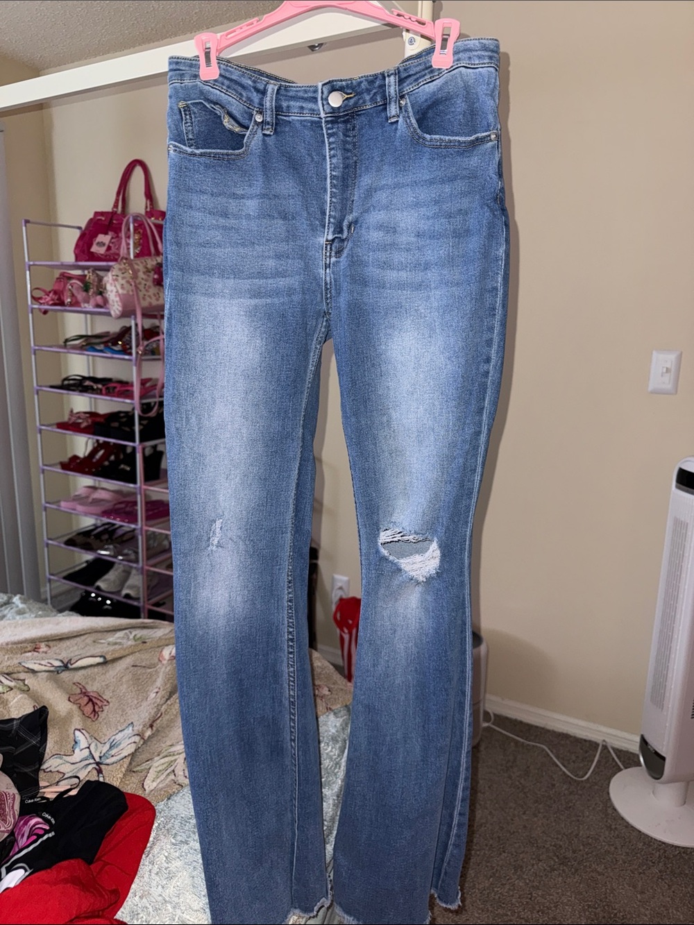 Fashion Nova Women's Medium Blue High-Rise Denim Jeans